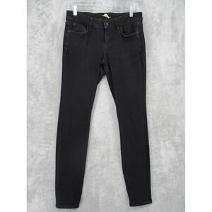 Tommy Bahama Jeans Women Size 2 Denim Skinny Stretch Jegging Pockets Black Zip